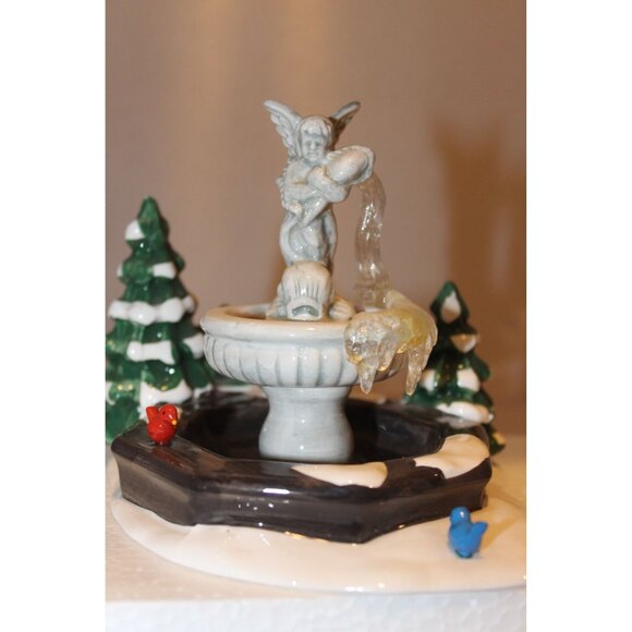 Dept 56 Snow Village - Winter Fountain - Picture 8 of 8